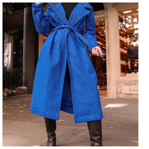 Made in Italy! Stunning Boho Belted Fashion Coat with pockets